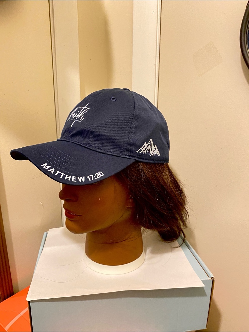 Faith Blue Baseball Cap For Women and Youth